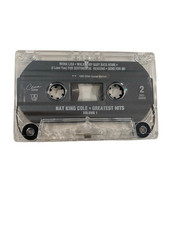 Nat King Cole Greatest Hits Volume 1 Cassette Tape 1993 Cema Clear Shell Vintage