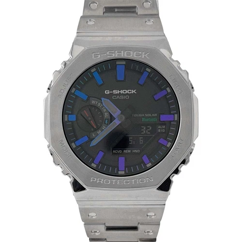 CASIO Full Metal 2100 Series GM-B2100PC-1AJF Black Used Watch #51112