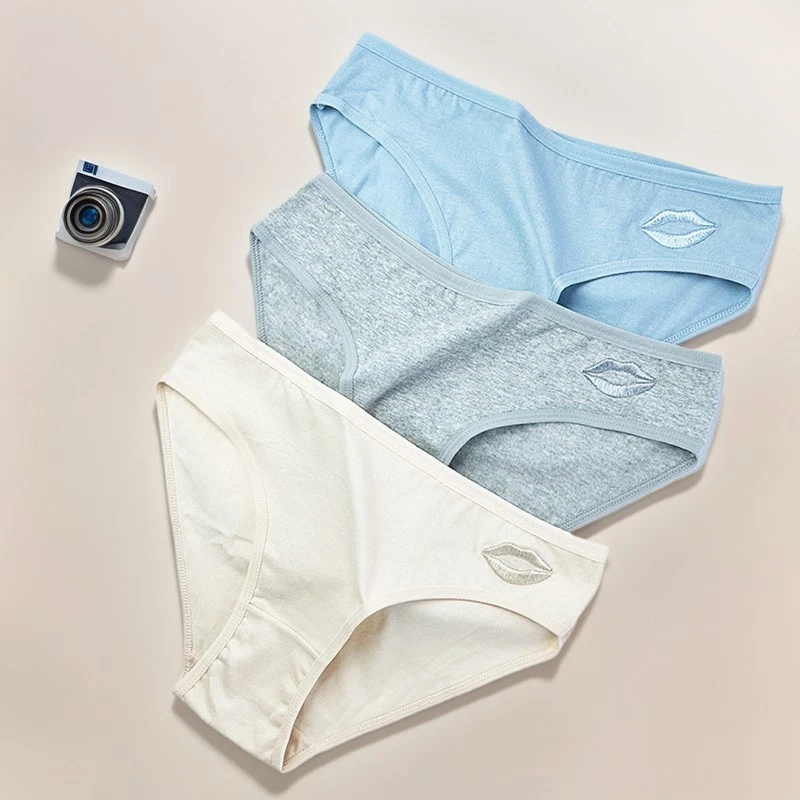 Paquete de 6 Sexy Mujeres Algodón Bragas Calzoncillos Ropa Interior Suave Damas Lencería Conjunto Foto 3 de 4