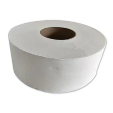 JRT Jr. Jumbo-Junior Bath Tissue, 2-Ply, White, 3.1" x 1,000 ft, 12/Carton 