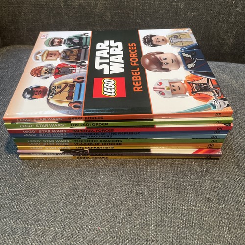 Neu Menge 10 DK Lego Star Wars Hardcover Bücher Disney Rebel Heroes Force