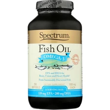 Spectrum Essential Fish Oil Omega 3 1000Mg 250 Softgels