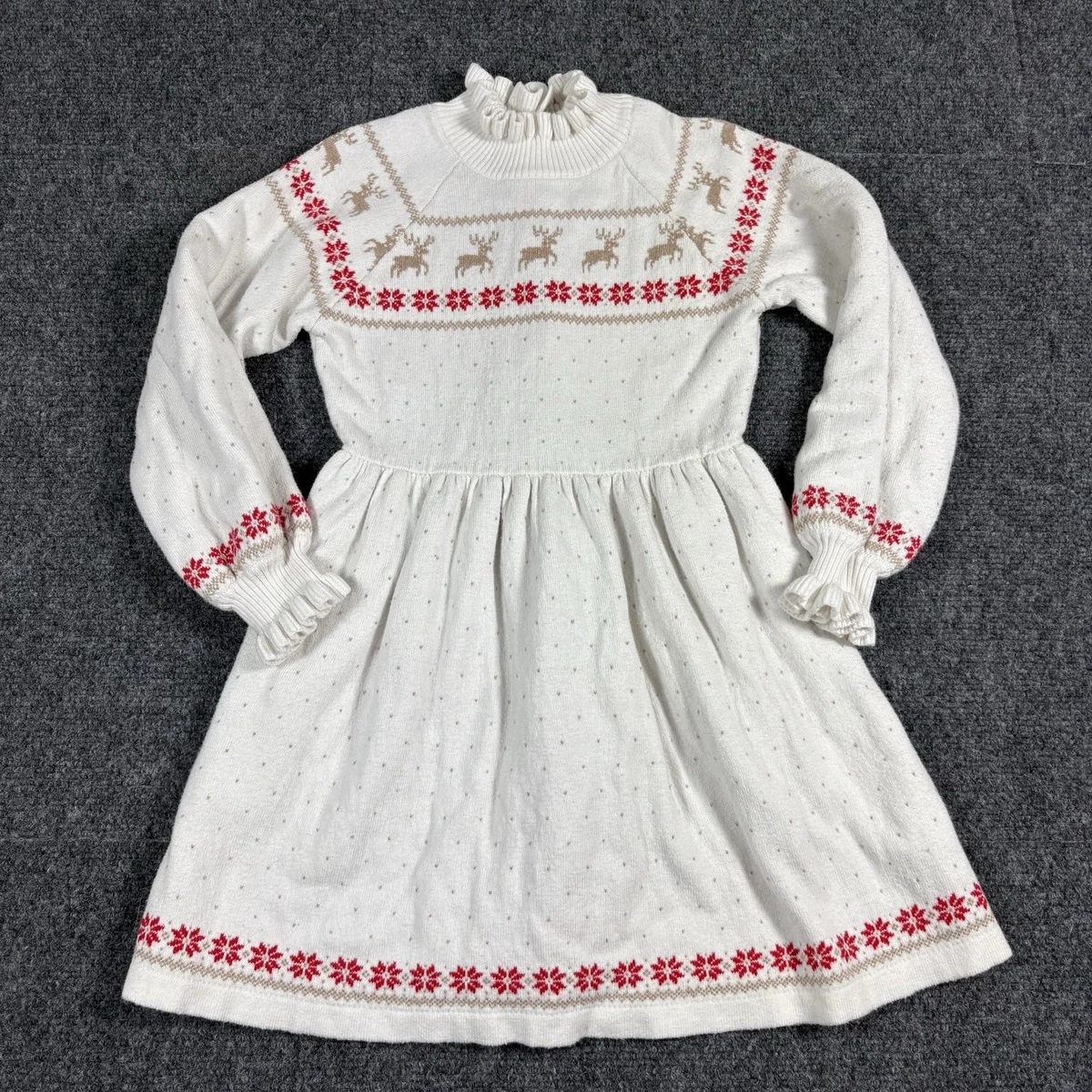 sachin and babi light blue dress Vintage Navy Blue Long Sleeve Winter Theme Snowflake Embroidered Dress  Childrens Size 7 Shutter Bug by Betsy Daniels Girls Winter Classic