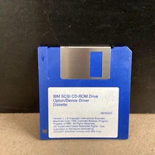 IBM SCSI CD-ROM Drive Option/Device Driver Diskette Version 1.1 Part #06H5045