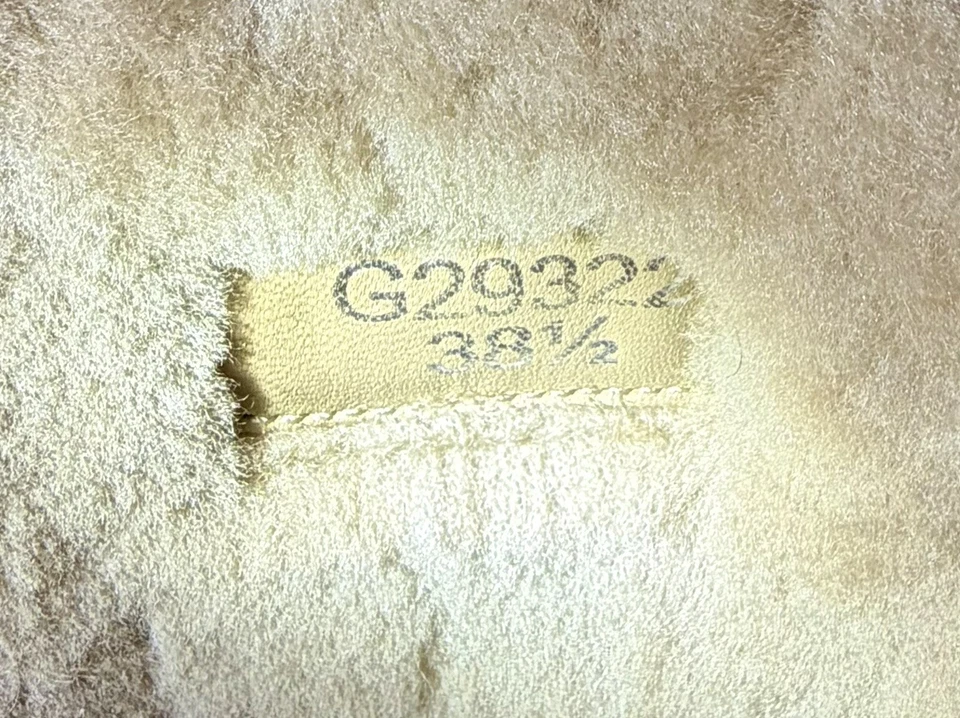 Chanel Botas Acolchadas Cuero Marrón Puntera Media Pantorrilla 38.5, EE. UU. 8.5, NUEVAS EN CAJA Foto 4 de 4