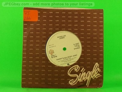JONES,RICKIE LEE DANNY'S ALL STAR JOINT (137) 7'' WB