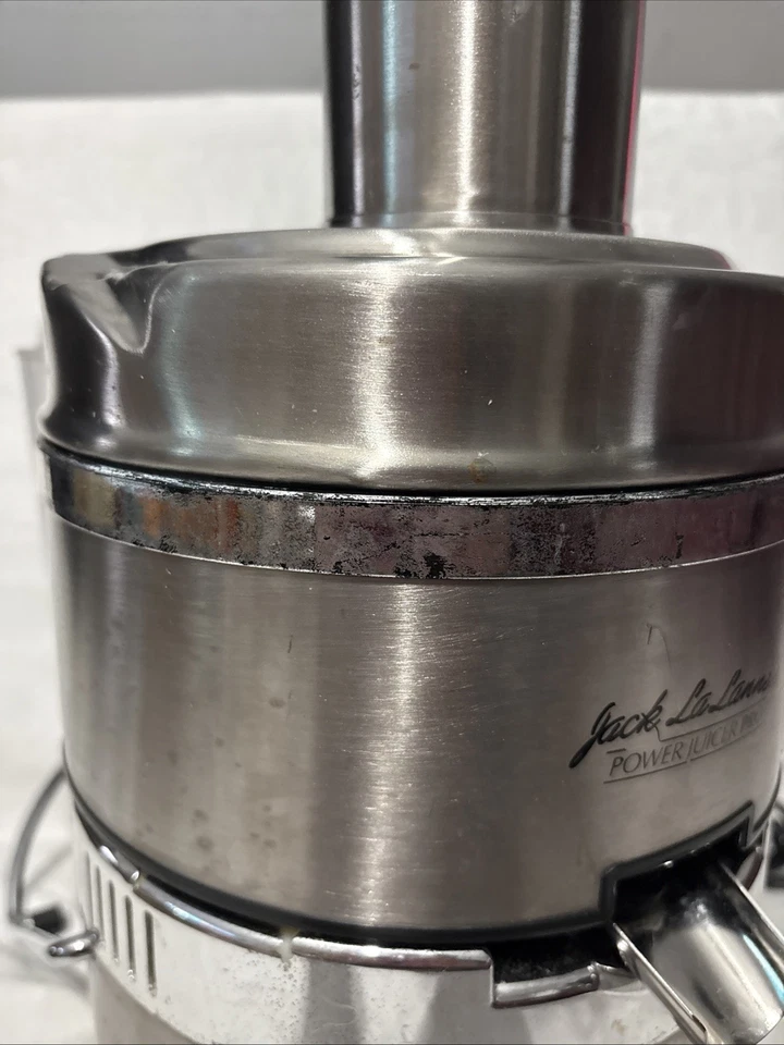 Jack LaLanne's Power Juicer Pro Stainless Steel Model E-1189 Centrifugal Juicing - Image 3 of 4