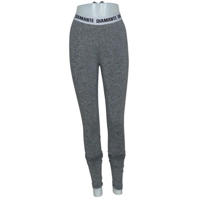 Diamante, Sportleggings, Größe: XS, Grau, Einfarbig, Damen #Oxe