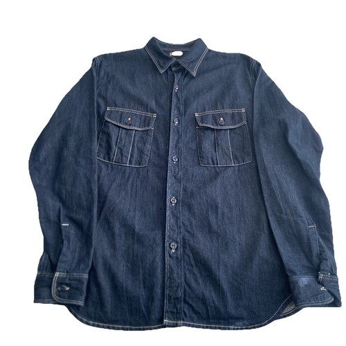 KAPITAL Western Long Sleeve Denim work Shirt Men’s size 3