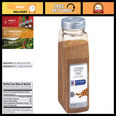 Celery Salt Seasoning 30 oz - Perfect for Soups, Stews, Marinades & Sauces