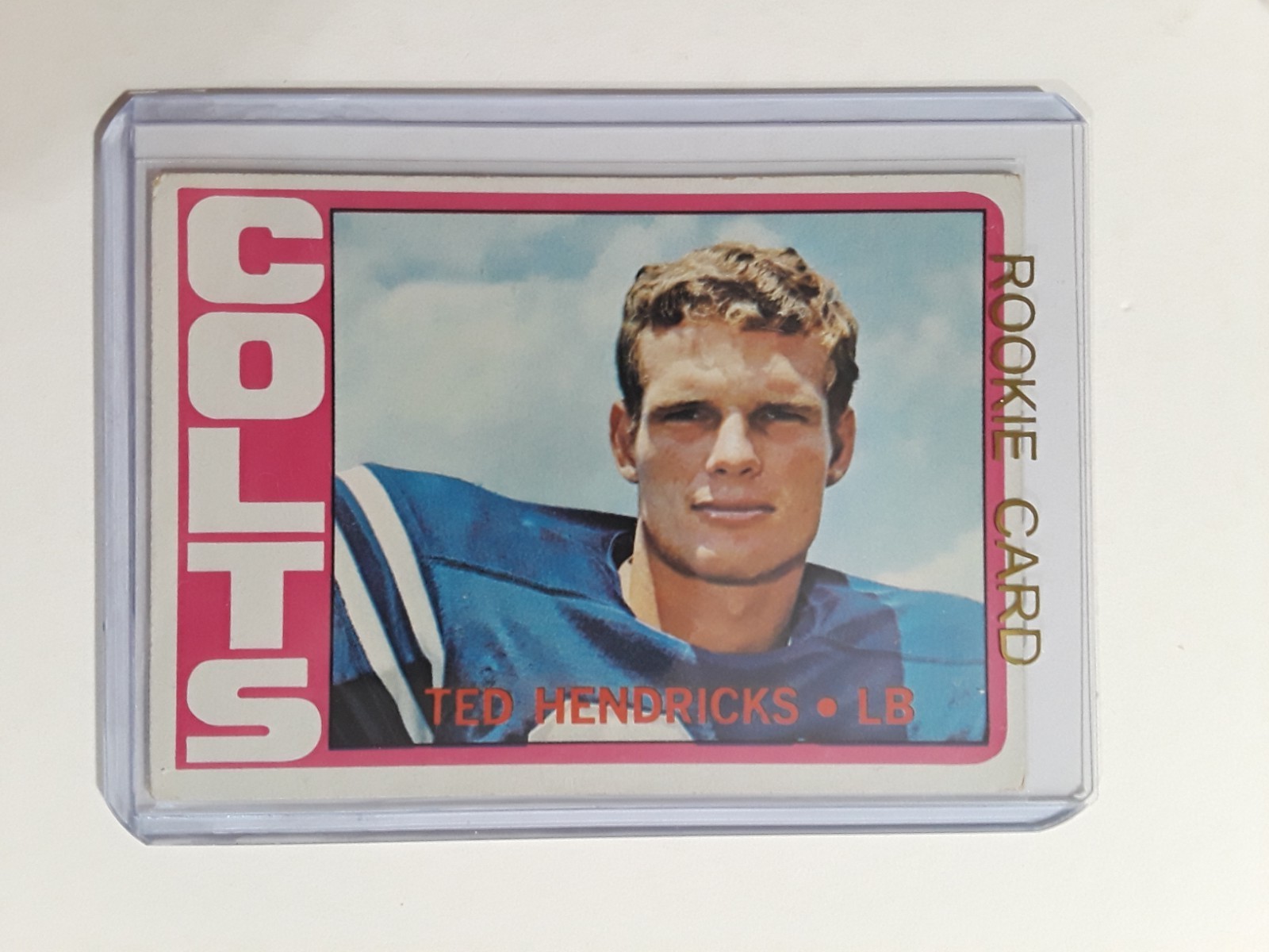 1972 Topps Ted Hendricks Rookie #93 football card Baltimore Colts