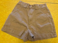 Vintage Abercrombie Fitch Shorts Womens 4 Canvas Chino Utility Military Y2K 90s