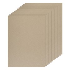 10 Sheet A4 Glitter Champagne Gold Card Stock, 8"x11" Paper for DIY Crafts