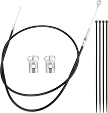 71 Inch Go Kart Throttle Cable Kit, Universal Go Cart Brake Cable with Cable End
