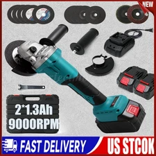Cordless 4-1/2 Power Angle Grinder for Makita 21V Max Battery Brushless 9000 RPM