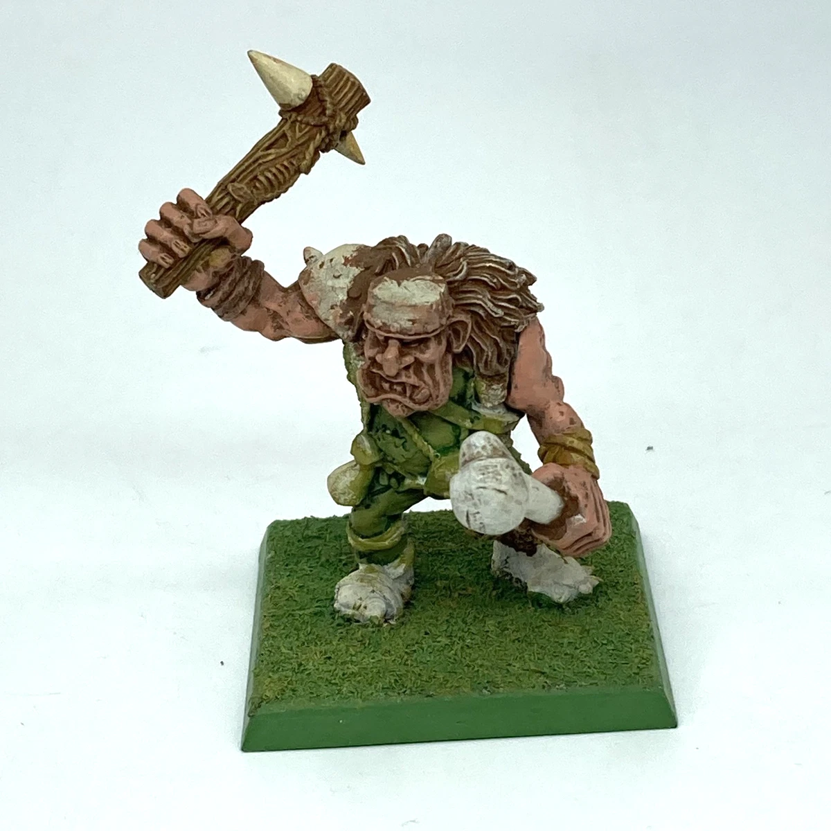 WARHAMMER ORCS AND Goblins Stone Troll Metal Marauder Era Axe Modèle 1