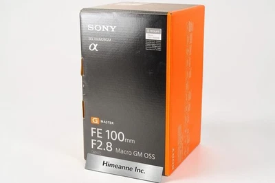 SONY FE 100mm F2.8 Macro GM OSS Prime Lens E-mount Camera SEL100M28GM G Master - Photo 1/4