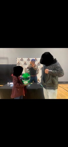 Signed Authentic JDF Cosplay Green Ranger Power Rangers Helmet - Picture 8 of 8