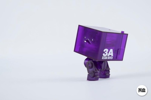 Figura de acción coleccionable limitada ThreeA 3A TOYS 3AGO Clear Square R1 stock de 7 cm - Imagen 7 de 11