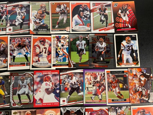 Cincinnati Bengals Football Trading Card Lot. 59 Total. NO Duplicates. Various - Picture 3 of 5