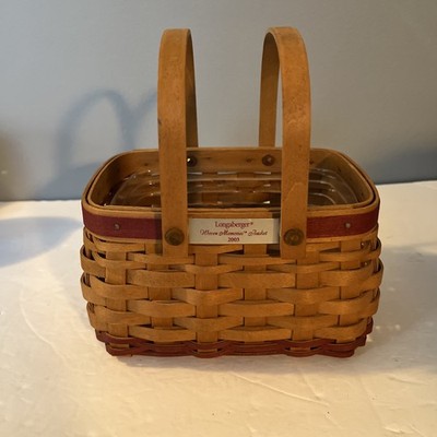 Longabeger 2003 Woven Memories Basket & Protector. #239