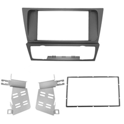 Radio Stereo Dash Fascia Frame Fit For BMW 3 Series E90 E91 E92 E93 2004-2012