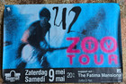 U2, VINTAGE, ORIGINAL, ZOOTV, TOUR, 1992, POSTER, GENT, 9TH MAY, FATIMA MANSIONS