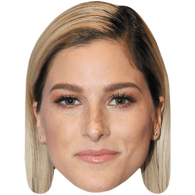 Cassadee Pope (Make Up) Promi Maske, flaches Kartengesicht, Kostüm Maske
