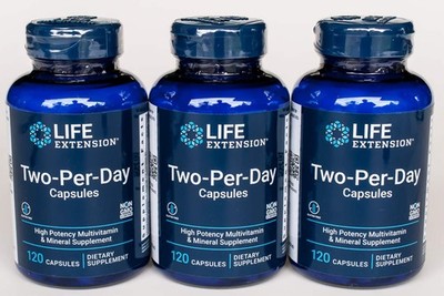 Life Extension Two-Per-Day Multivitamin 60粒×3 Two-Per-Day Multivitamin, 60 Tablets