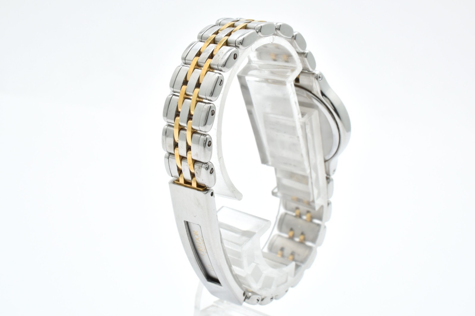 Rare Vintage SEIKO CREDOR 4J85-0A10 Gold 18kt Bezel Qz Ladies Watch [Exc5] JAPAN image 9