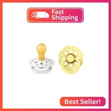 BIBS Boheme Pacifiers 2 Pack BPA Free Cherry Shape Nipple Natural Rubber Latex M