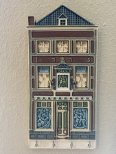Vangeebergen Belgium Ceramic House Key Holder Wall Plaque Made Belgium