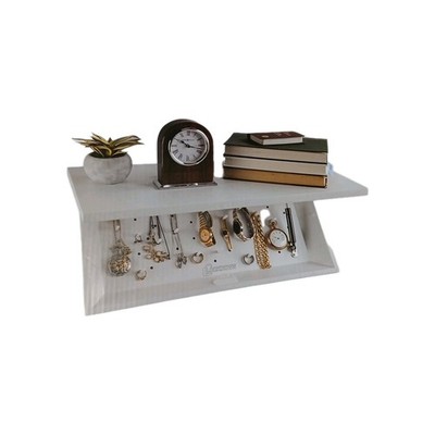 Lockdown In-Plain-Sight  Locking Gun Shelf - White 24 x 12