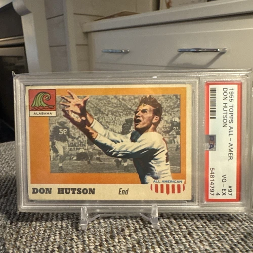 1955 Topps All-American #97 Don Hutson RC PSA 4 U. Alabama Green Bay Packers HOF