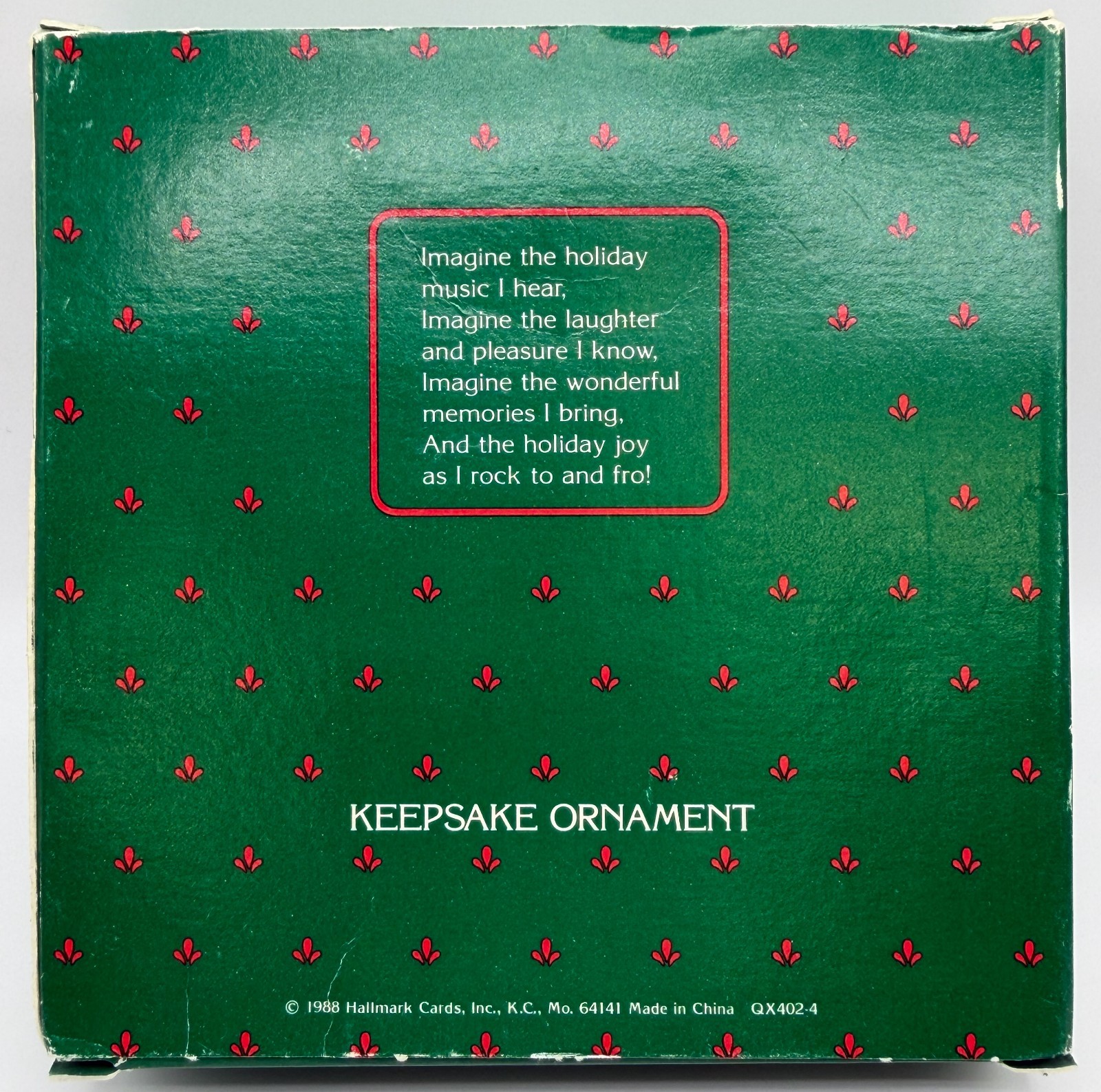 Hallmark Keepsake Rocking Horse 1988 Ornament 8th in Series w/ Box