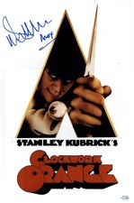Clockwork Orange Malcolm McDowell Autograph Autographed 12x18 Poster Photo