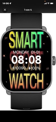 SMARTY 2.0 Smartwatch SW070A Bluetooth AMOLED Touch-Display 45/36mm