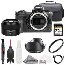 Nikon Z 7II NIKKOR Z 40mm f/2 Lens 32GB Bag UV Filter- Basic Kit