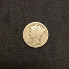 1  1918 MERCURY DIME Coin 10 cents, 90% SILVER Purity, PHILADELPHIA MINT