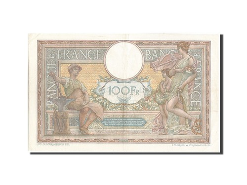 [#209121] Biljet, Frankrijk, 100 Francs, 100 F 1908-1939 ''Luc Olivier Merson'', - Afbeelding 2 van 2