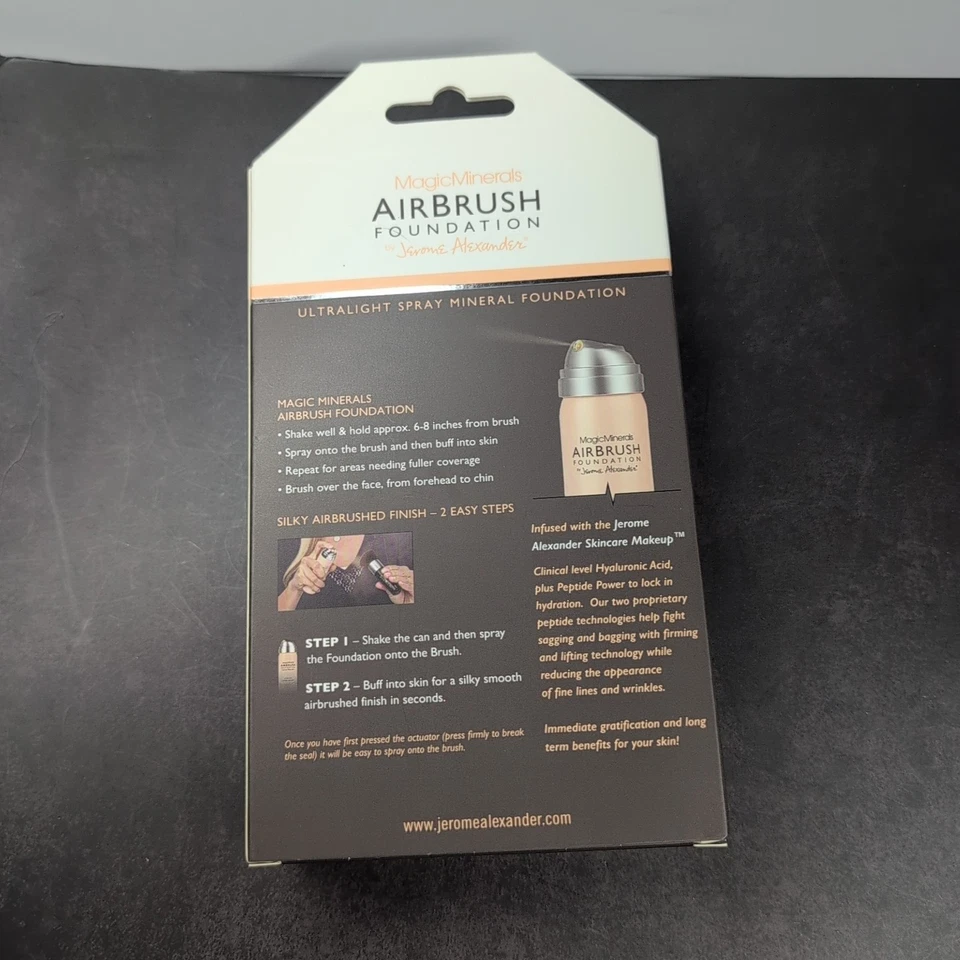 Pincel maquiagem Jerome Alexander Magic Minerals AirBrush base leve Kabuki - Imagem 4 de 4