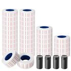 30 Rolls 15000 Pieces of Label Paper for Mx-5500 Price Gun Labeller, Super St.