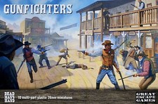 Dead Man's Hand Gunfighters   28mm   New 10 minis   Stargrave Western   Box dent