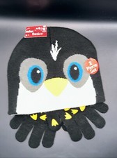 Winter Basics Penguin Hat With Gloves Unisex