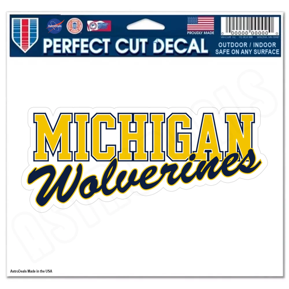 bec Michigan Wolverine Sticker (4 Sizes) U of Michigan