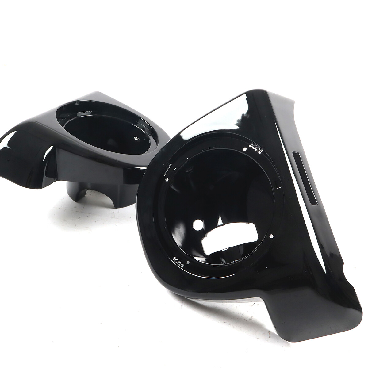 Speaker Pods Box Lower Vented Fairing 6.5" For Harley Touring 2014 up Black
