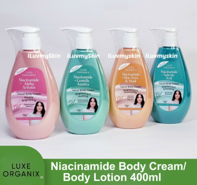 N Lotion & Cream セット Luxe Organix Niacinamide Body Cream/Body Lotion 400ml | eBay