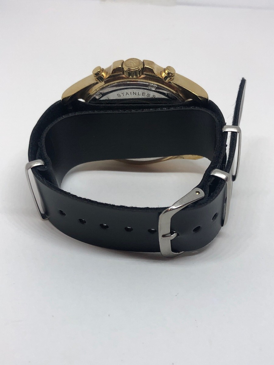 Michael Kors MK5605 Unisex Black Leather Analog Go Michael Kors Women main image 2