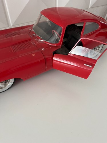 Antik / Vintage JAGUAR E-type 1:8 Modellbausatz Auto Fahrzeug 55cm Groß - Bild 11 von 17