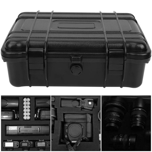Plastic Waterproof Sponge Padding Action Camera Storage Holder Case Box ...